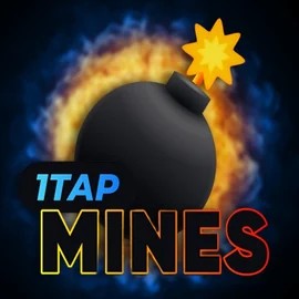 1Tap Mines slot logo by Turbo Games at Shotz Casino