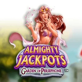 Almighty Jackpots: Garden of Persephone online game logo by Novomatic on shotzcasinoo.com