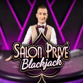 Blackjack Salon Privé slot visual from Ezugi available on shotzcasinoo.com