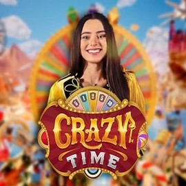 Crazy Time slot icon by Evolution, available at Shotz Casino