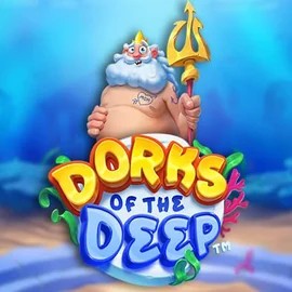 Dorks of the Deep online game logo by Hacksaw Gaming on shotzcasinoo.com