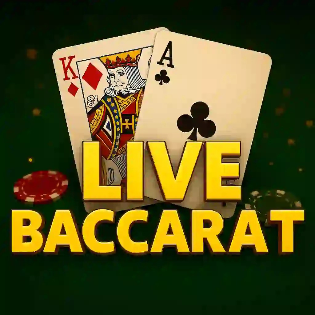 Live Baccarat game by Evolution – logo hosted on Shotz Casino