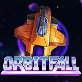 Orbitfall slot logo by ELK Studios at Shotz Casino