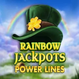 Rainbow Jackpots Power Lines logo by Red Tiger Gaming Shotz Casino
