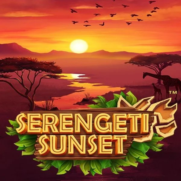 Serengeti Sunset online game logo by Skywind Group on shotzcasinoo.com