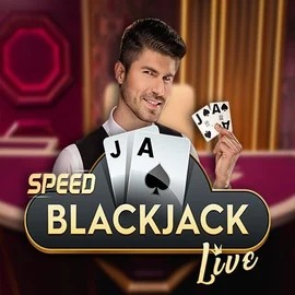 Speed Blackjack logo by Pragmatic Play at Shotz Casino