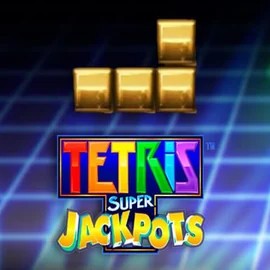 Tetris Super Jackpots slot logo by WMS at Shotz Casino