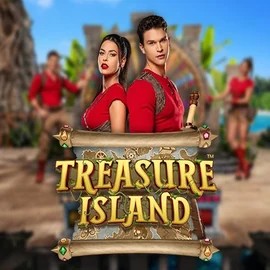 Treasure Island slot logo by Pragmatic Play at Shotz Casino