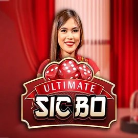 Ultimate Sic Bo slot logo by Ezugi at Shotz Casino